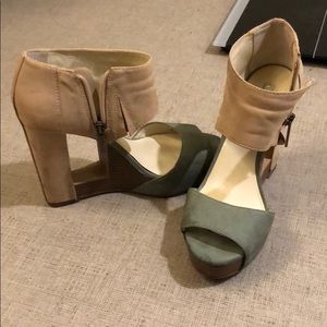 BCBG Cut Out Heels
